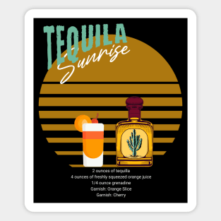 Tequila Sunrise Magnet